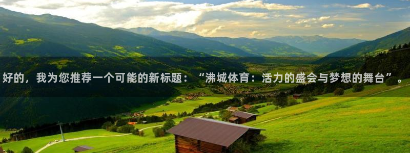 好的，我为您推荐一个可能的新标题：“沸城体育：活力的盛会与梦想的舞台”。